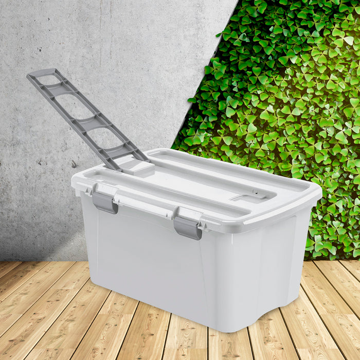 Cajón móvil 120 litros gris hielo marca Rimax