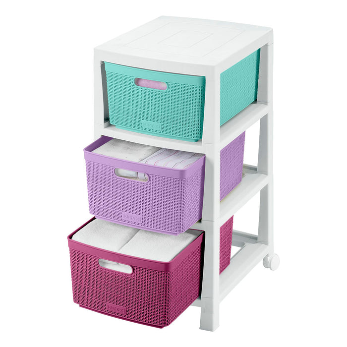 Cajonero fique 3 gavetas glam Rimax