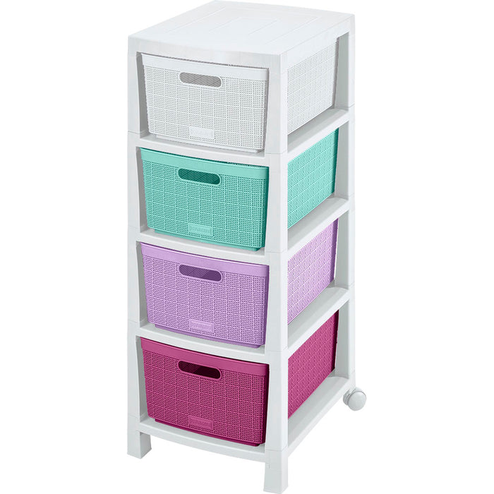 Cajonero fique 4 gavetas glam Rimax