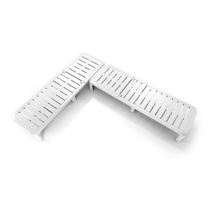 Cama asoleadora barú blanca marca Rimax