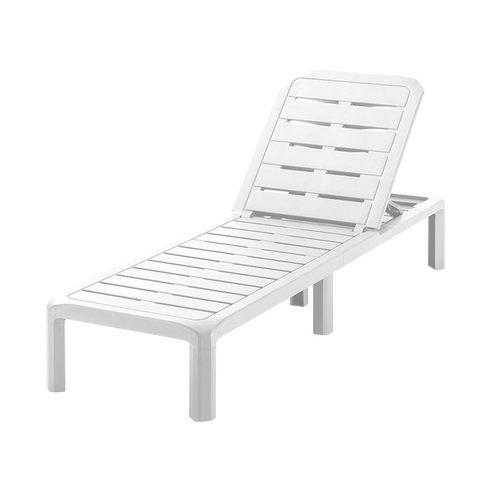 Cama asoleadora barú blanca marca Rimax