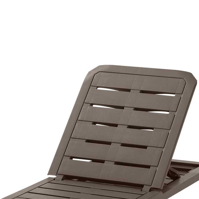 Cama asoleadora barú con 5 posiciones Rimax