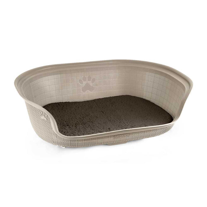 Cama para perro taupe marca Rimax