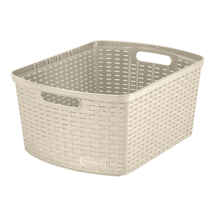 Canasta apariencia shia alta taupe marca Rimax