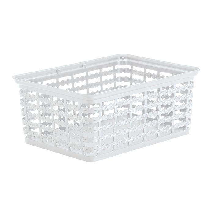 Canasta organizadora con tejido decorativo 4 litros Rimax