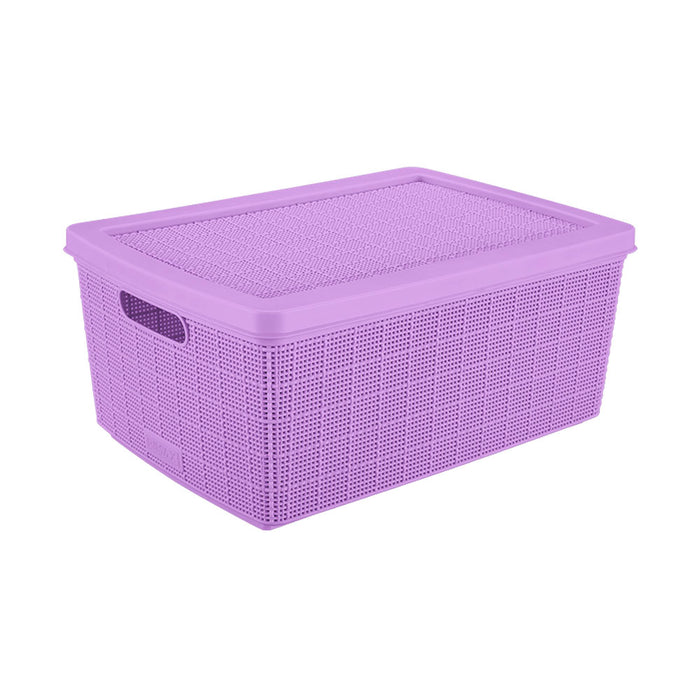 Canasta fique 13.5 litros lavanda marca Rimax
