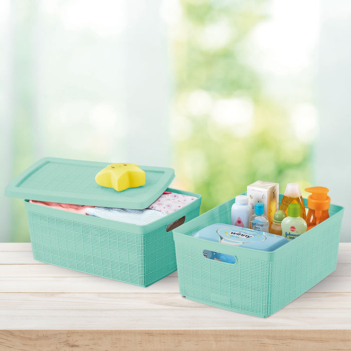 Canasta organizadora fique con manijas ergonómicas Rimax