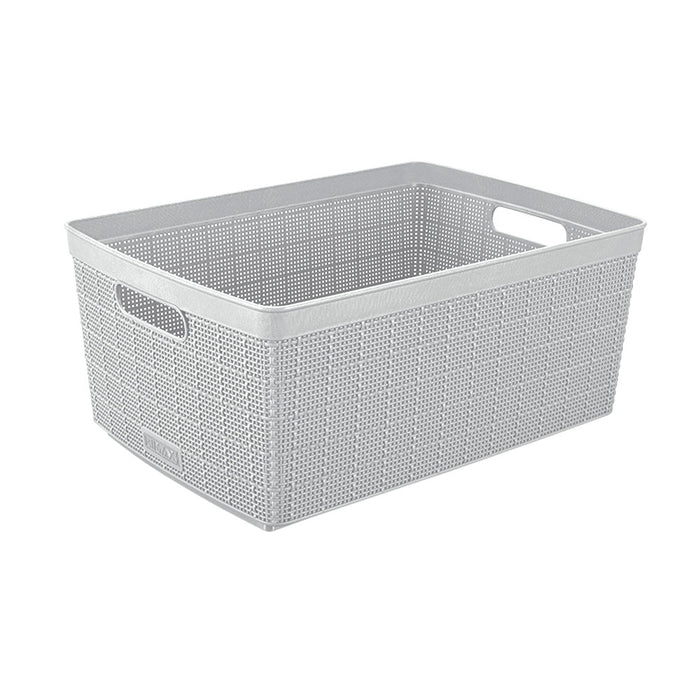 Canasta fique 30 litros gris hielo Rimax