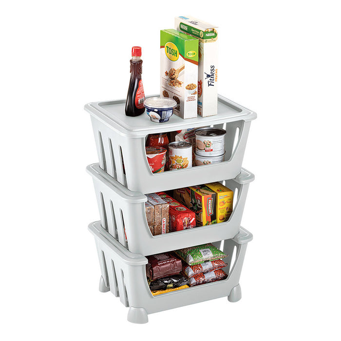 Canasta organizadora con 3 niveles Rimax
