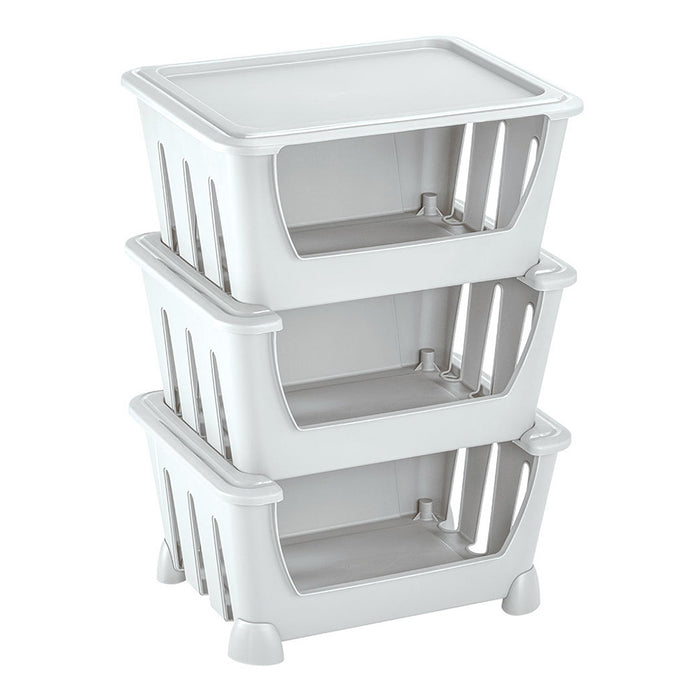 Canasta organizadora con 3 niveles Rimax