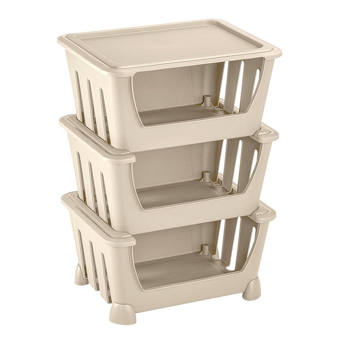 Canasta organizadora con 3 niveles Rimax
