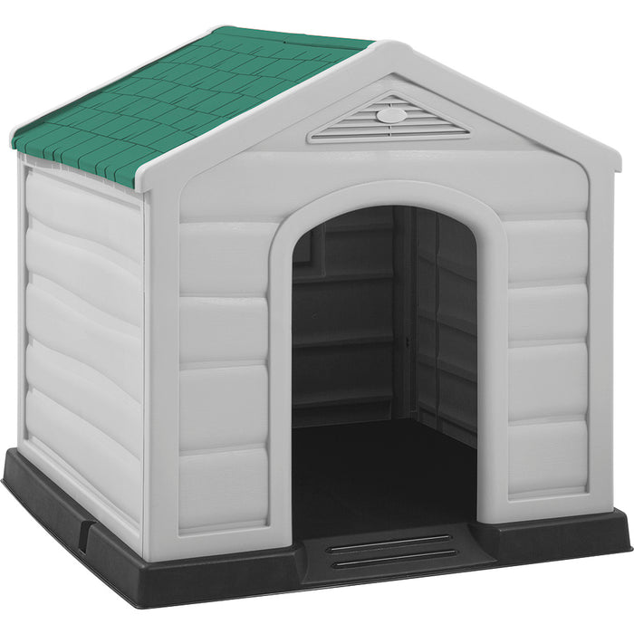 Casa para perro razas medianas y grandes verde marca Rimax