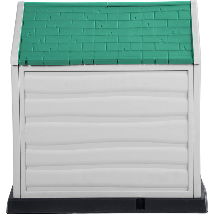 Casa para perro razas medianas y grandes verde marca Rimax