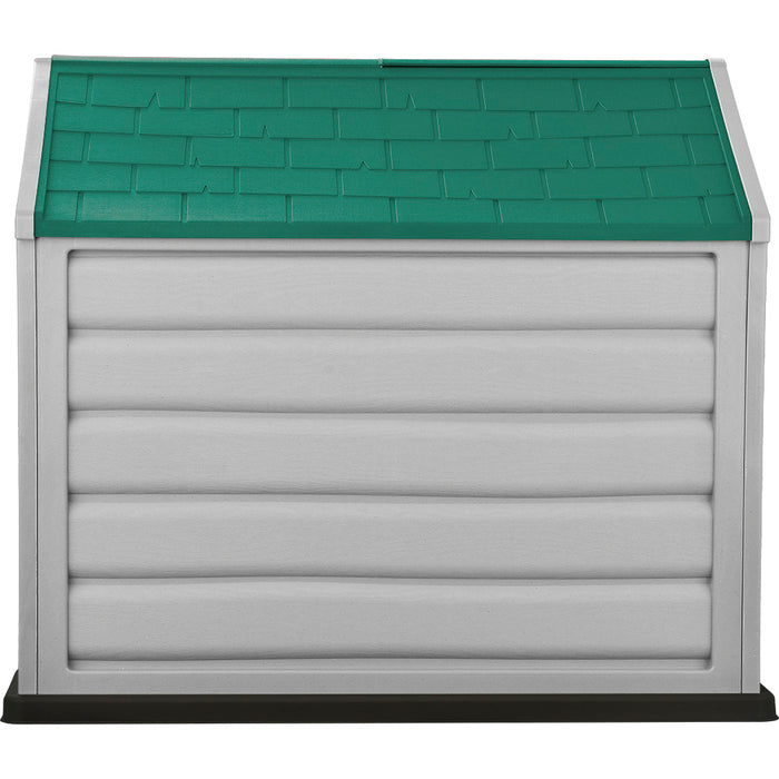 Casa para perro razas pequeñas verde marca Rimax