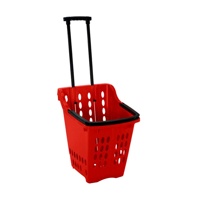 Cesta de mercado 31 lt rojo marca Rimax