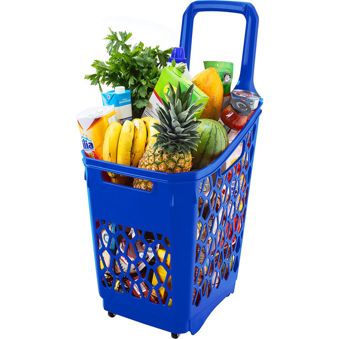 Cesta de mercado 65 l azul Rimax