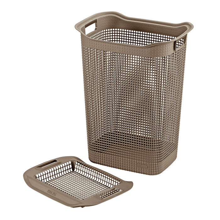 Cesta para ropa linum con tejido premium Rimax