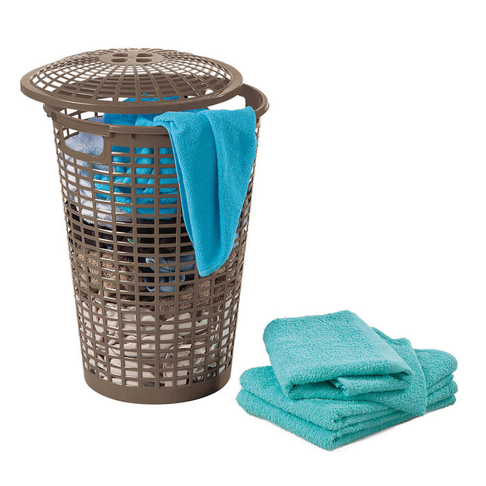 Cesta para ropa redonda con manijas Rimax