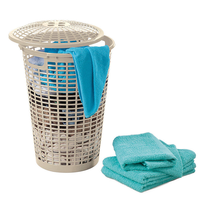Cesta para ropa redonda con manijas Rimax