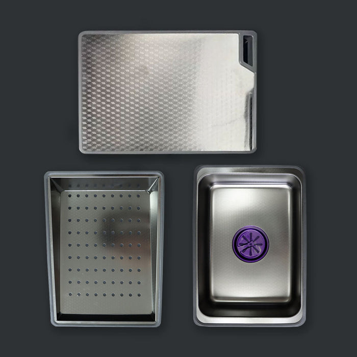 hogar cocina lavaplatos brera en acero marca kanto Kto0003 MP madecentro