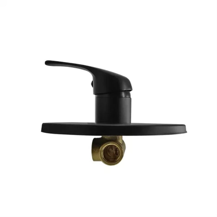 hogar cocina monotrol ducha redonda negra pmo 043 mp madecentro