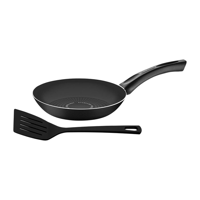 hogarcocinasartentramontinaaluminioantiadherentenegro18cmyespatula28551018mpmadecentro