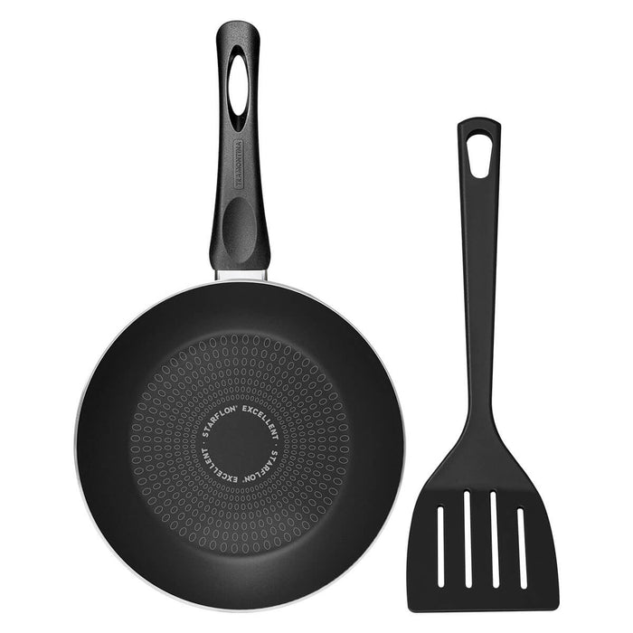 hogarcocinasartentramontinaaluminioantiadherentenegro18cmyespatula28551018mpmadecentro