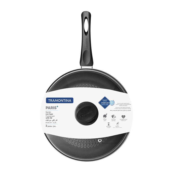hogarcocinasartentramontinaaluminioantiadherentenegro26cmytapa28558026mpmadecentro