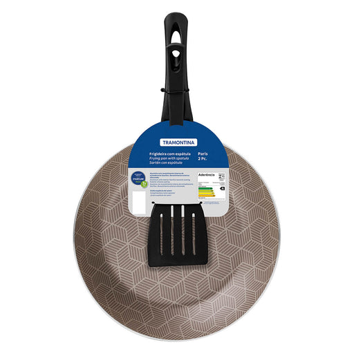 hogarcocinasartentramontinaaluminioantiadherenterojo20cmyespatula28508728mpmadecentro