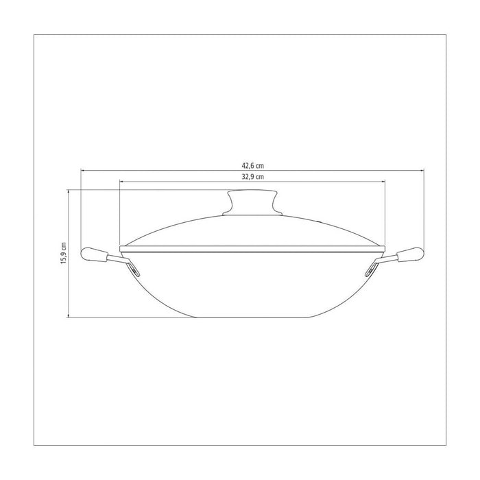 hogarcocinawoktramontinaaluminioantiadherenterojotapa32cm28545732mpmadecentro