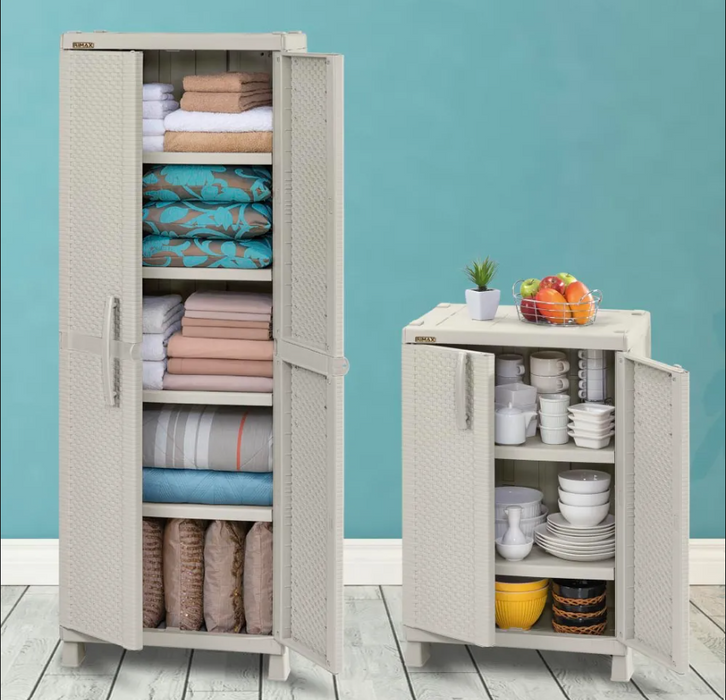 Combo cocina rattan con armario grande + armario mediano Rimax