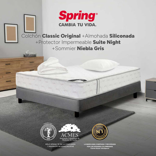 hogarcombocolchonspringclassicsencillo30205419madecentro