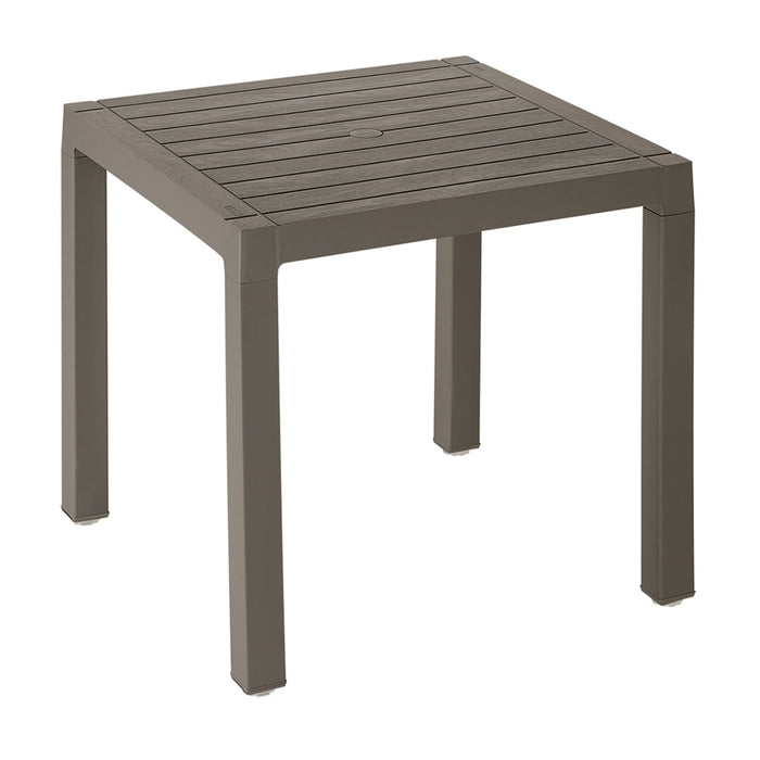 Combo comedor baru 1 mesa + 4 sillas con brazos mocca marca Rimax