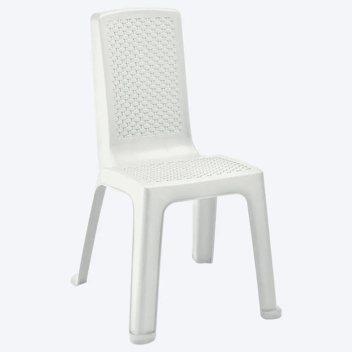 Combo comedor eterna, incluye 1 mesa + 4 sillas sin brazos Rimax