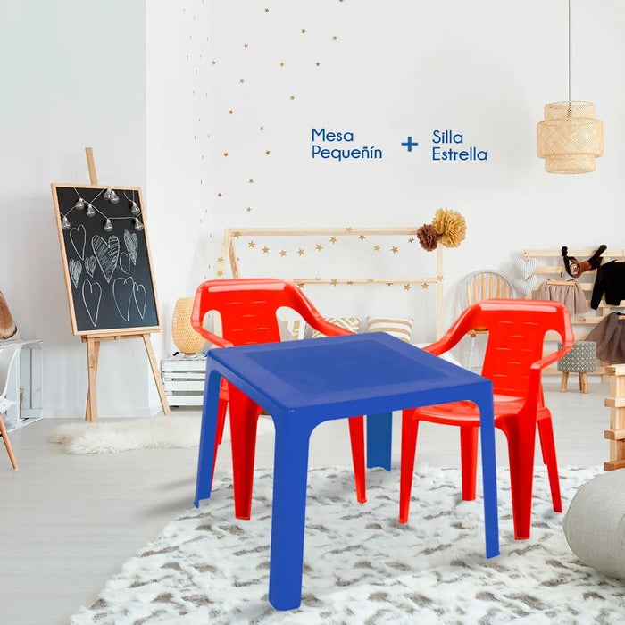 Combo infantil, incluye 1 mesa + 2 sillas Rimax