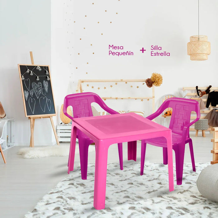 Combo infantil, incluye 1 mesa + 2 sillas Rimax