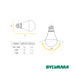 hogar decoracion e iluminacion bombillo led 12 w luz calida 15 h multivoltaje caja sylvania sylv 042 mp madecentro