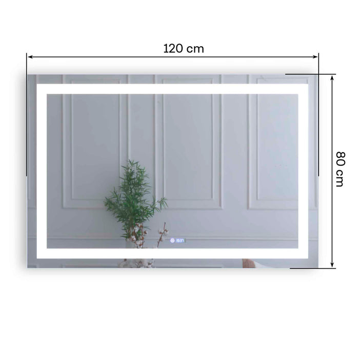 hogardecoracioneiluminacionespejodebañoreloj120x80cmluzledfayenzafyza036mpmadecentro