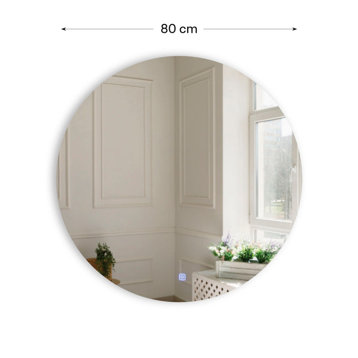 hogardecoracioneiluminacionespejodecorativoalhenadiametro80cmluzledcalidafayenzafyza007mpmadecentro