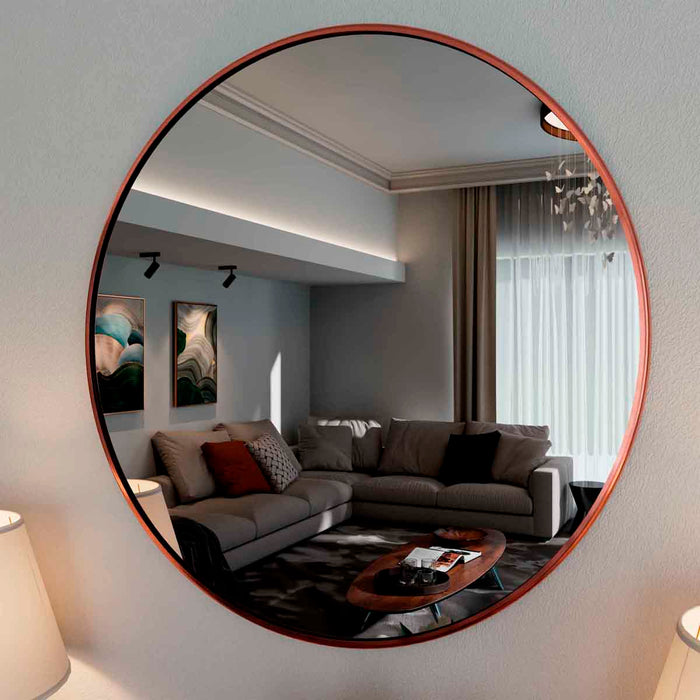 hogardecoracioneiluminacionespejodecorativoginandiametro80cmmarcorosafayenzafyza044mpmadecentro