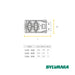 hogar decoracion e iluminacion lampara solar led s100 luz dia sylvania sylv 021 mp madecentro
