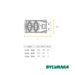 hogar decoracion e iluminacion lampara solar led s200 luz dia sylvania sylv 022 mp madecentro