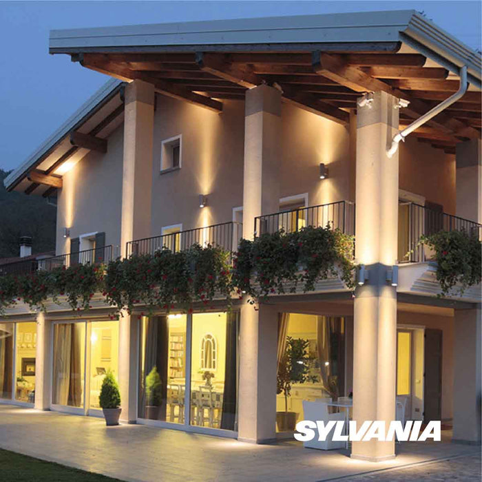 hogar decoracion e iluminacion led antar doble cuadrado 18 w luz calida multivoltaje sylvania sylv 030 mp madecentro