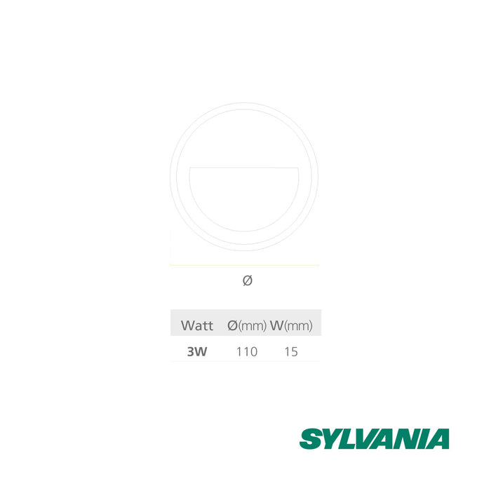 hogar decoracion e iluminacion led brio 3 w luz calida multivoltaje sylvania sylv 024 mp madecentro