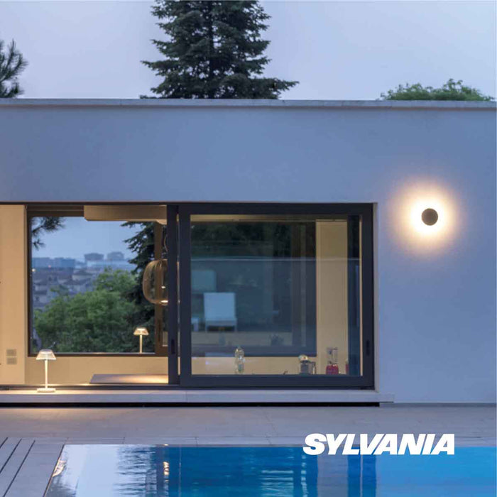 hogar decoracion e iluminacion led moon 12 w luz calida multivoltaje sylvania sylv 036 mp madecentro