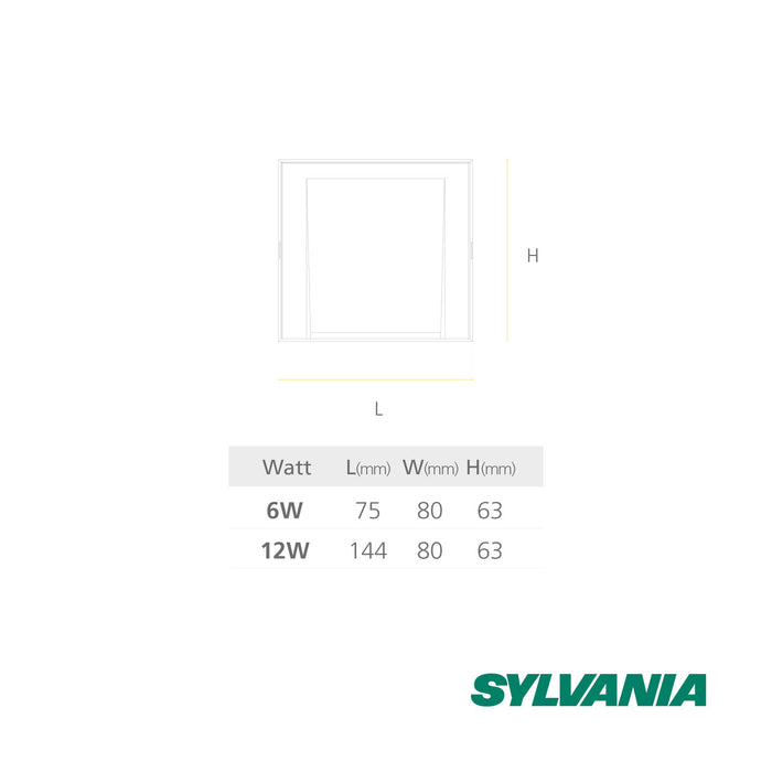 hogar decoracion e iluminacion led sirius simple 6 w luz calida multivoltaje sylvania sylv 026 mp madecentro