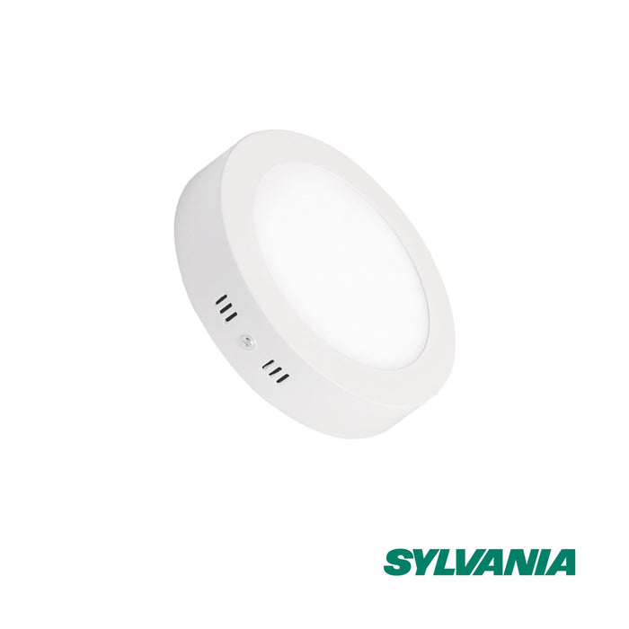 hogar decoracion e iluminacion panel led redondo 12w luz dia multivoltaje sobreponer sylvania sylv 004 mp madecentro