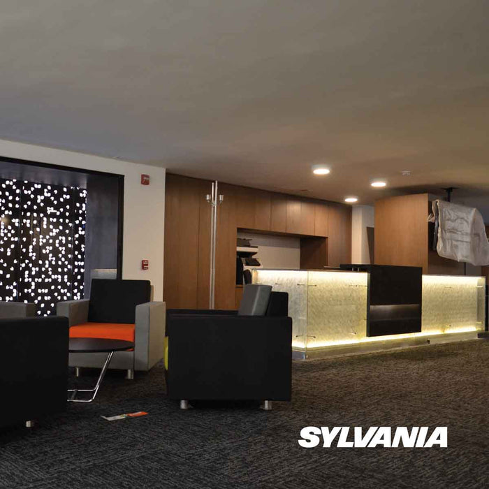 hogar decoracion e iluminacion panel led redondo 24w luz dia multivoltaje sobreponer sylvania sylv 006 mp madecentro
