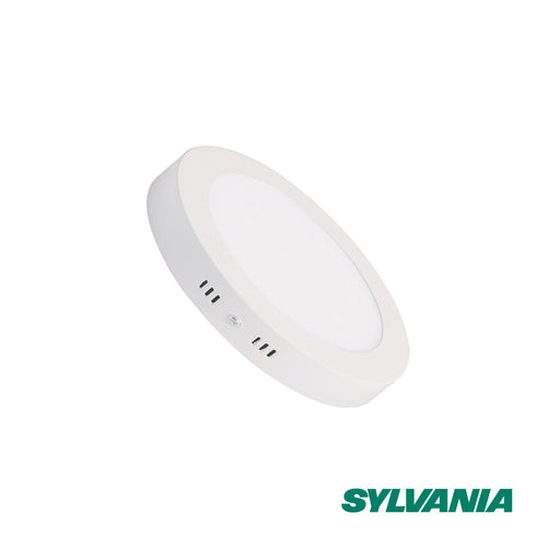 hogar decoracion e iluminacion panel led redondo 24w luz dia multivoltaje sobreponer sylvania sylv 006 mp madecentro