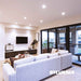 hogar decoracion e iluminacion panel redondo 36w luz dia multivoltaje incrustar estandar sylvania sylv 009 mp madecentro